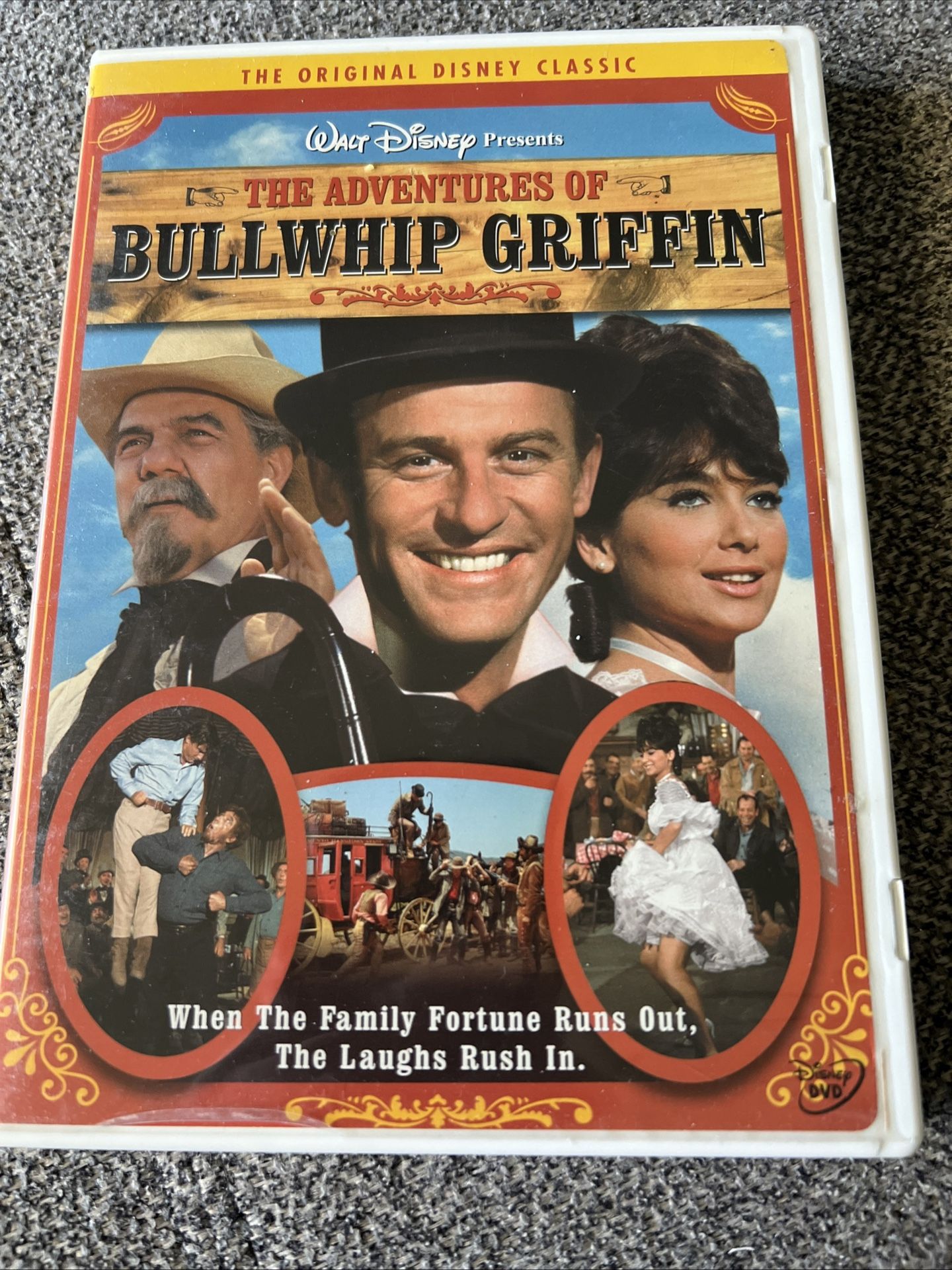 Walt Disney Presents: The Adventures of Bullwhip Griffin (DVD, 1967)