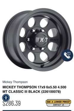 Mickey Thompson wheels & RBP Repulsor tires