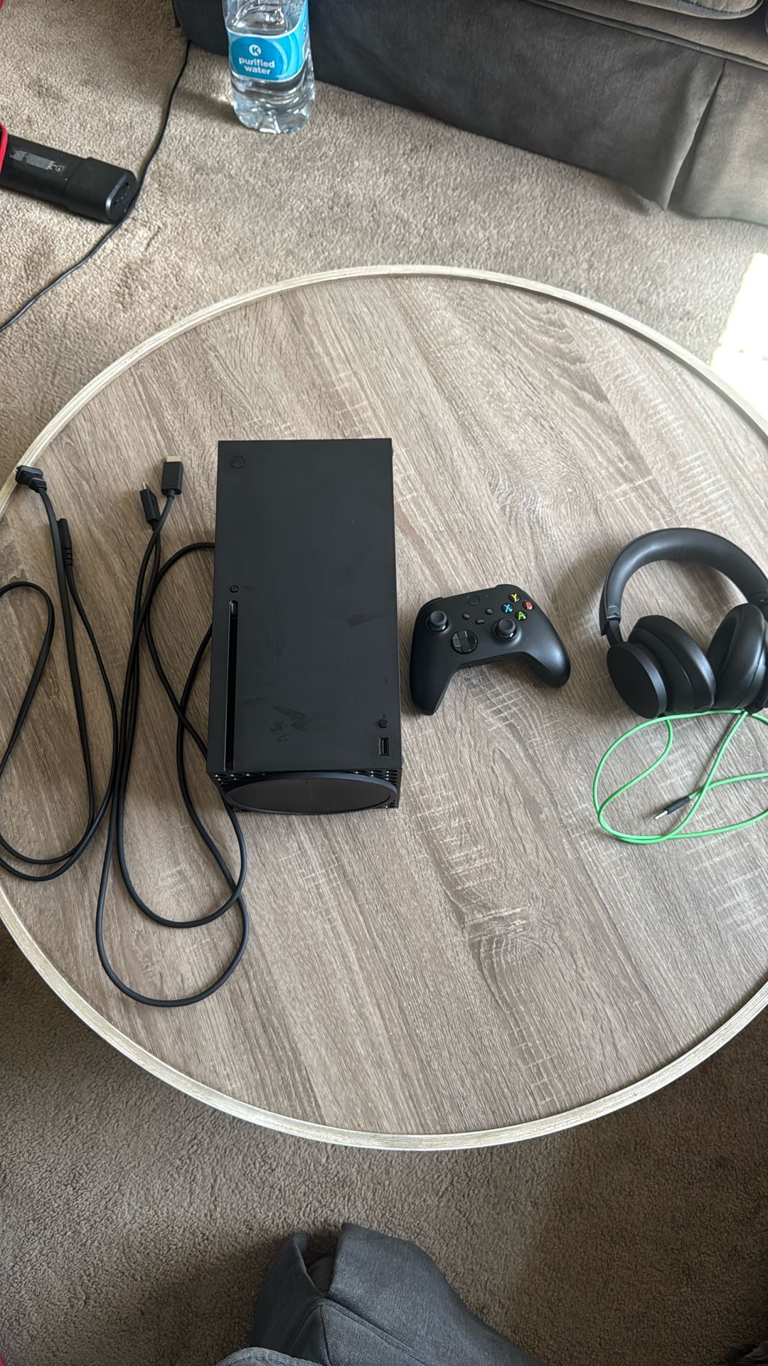 Xbox One X With Controller, Head Set And 1TB Storage