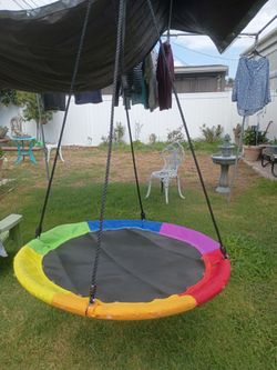 Rainbow Saucer Tree Swing