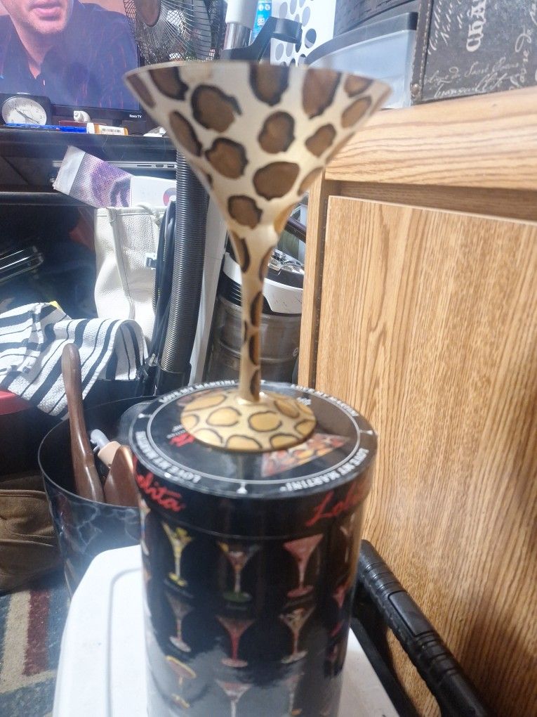 Lolita licensed leopard Martini Glass