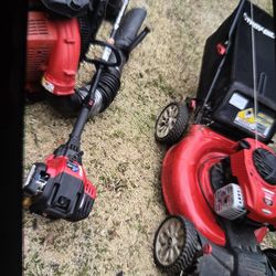 Mower redmax blower and free trimmer