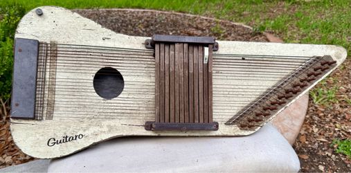 Rare Vintage 1960s Oscar Schmidt Guitaro Autoharp Zither (Model 55B)