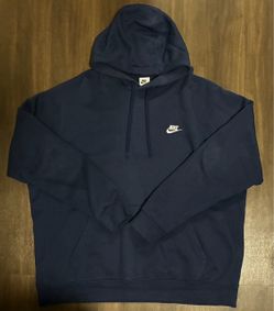 Nike Club Fleece Pullover Hoodie Navy