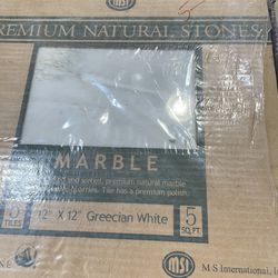 Grecian Marble 12” Tiles