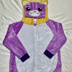 LankyBox Bodysuit Onesie Hoodie Foxy zip up size small youth