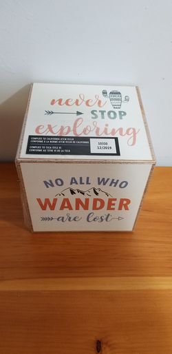 Quotes Cube Decor Adventures, Camping, Outdoors New