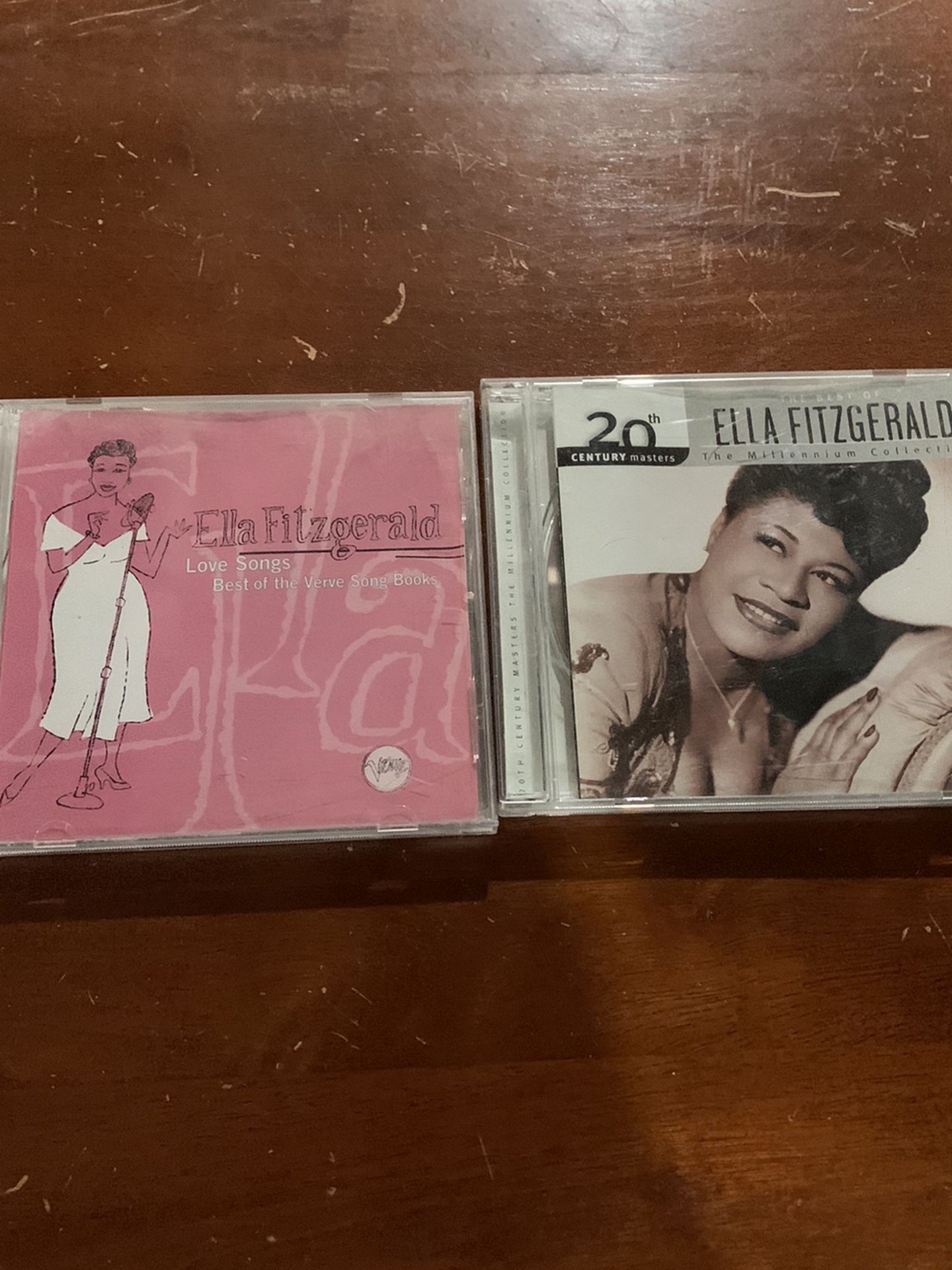 Vintage Ella Fitzgerald CDs.
