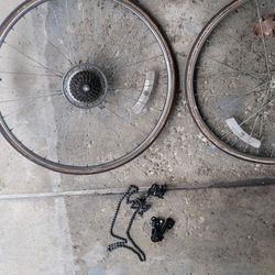 Schwinn bike 27" rims and gears