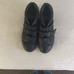 Doctor Martens Choppola Leather Heeled Ankle Boots Black Size 7