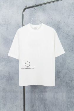 Mason Margiela Digital Logo Cotton T-Shirt