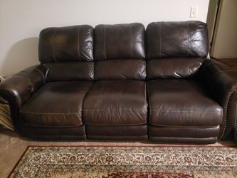 Leather couch