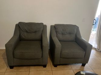Gray Armchairs