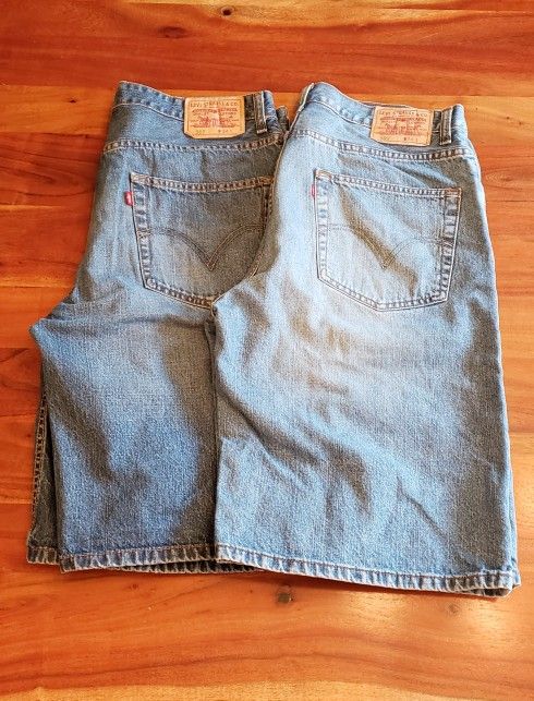 Levi's 569 Denim Shorts - 2 Pair Size 34