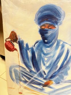 Handmade Painting Portrait From Morocco
