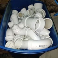 Enormous Collection Of Charlotte Pipes Drain Pipes PVC Pipes Elbows Etc.