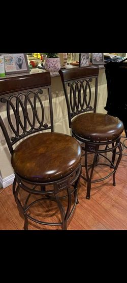 2 bar stools chairs barstools 31"