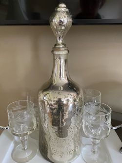 Decanter will h 4 glasses