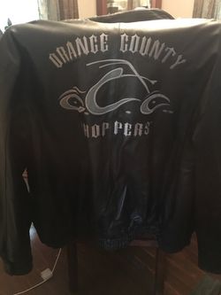 Orange County Chopper leather jacket