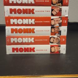 MONK DVD Set Season 1-6