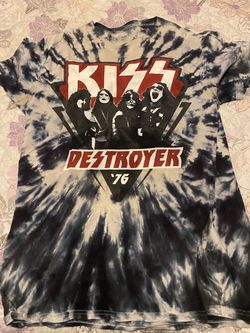 KISS tie dye band tee