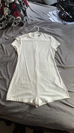 White romper bodysuit