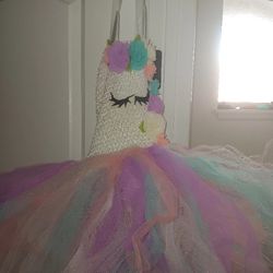 Unicorn Dress For Toddlers 