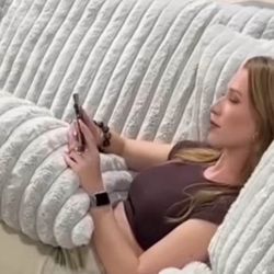 Super Comfy Soft, Corduroy Fabric Sectional Sleeper  !!