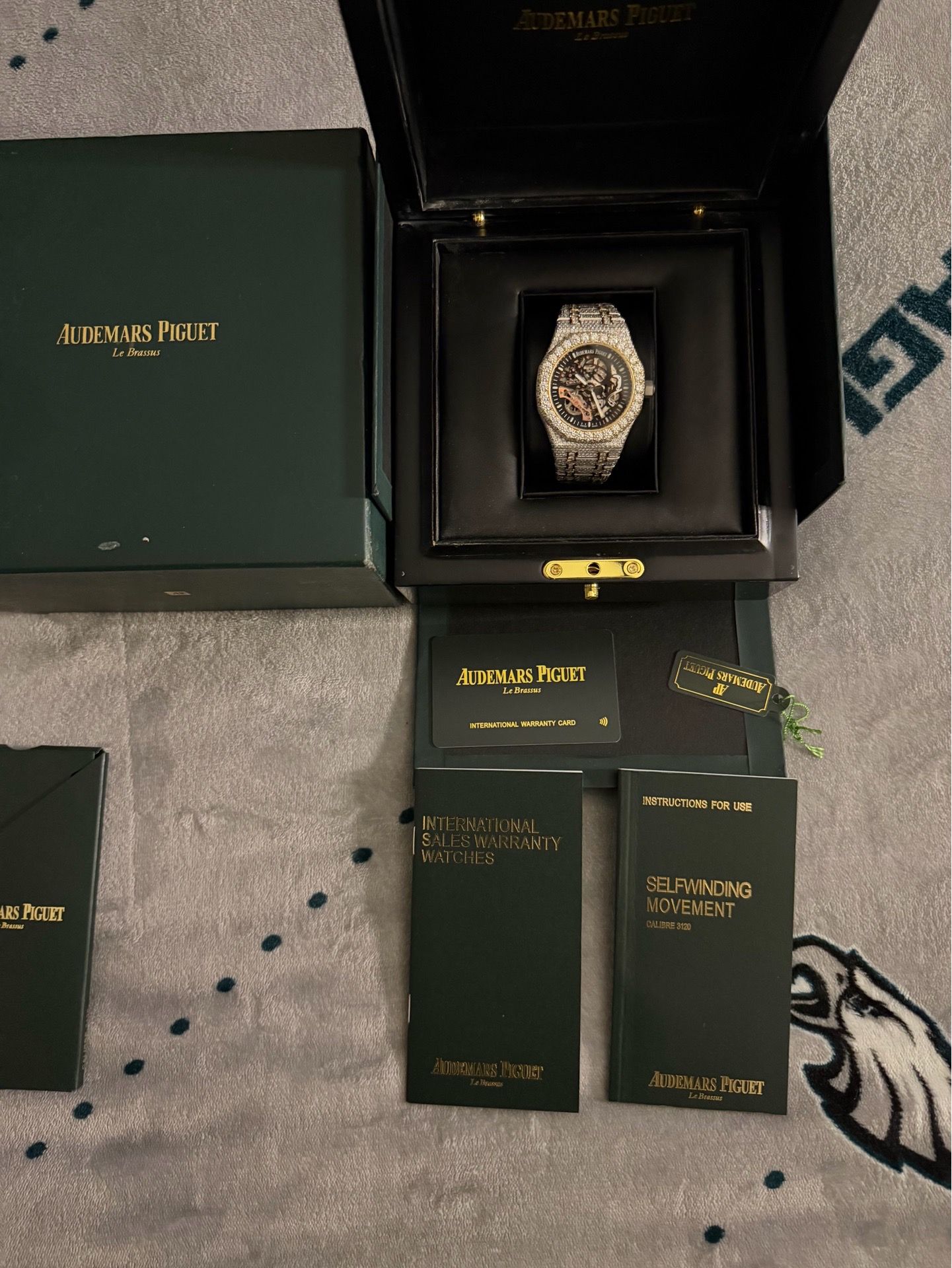 VVS1 D Color Skeleton Luxury Watch