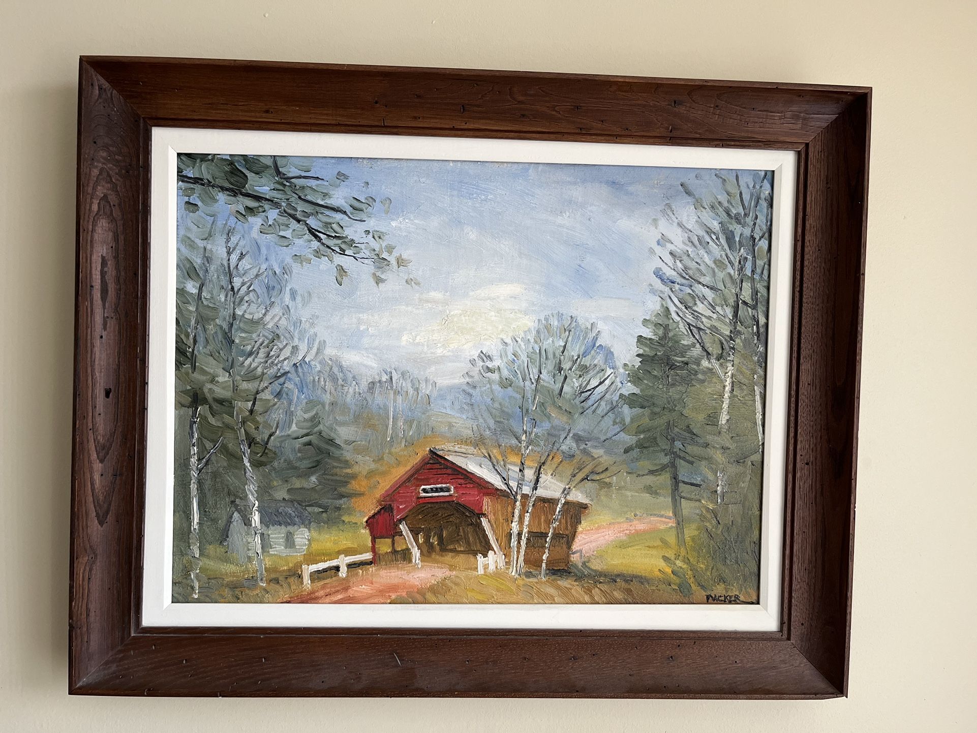 Original Signed Oil Painting from NH Artist, Richard G. Packer