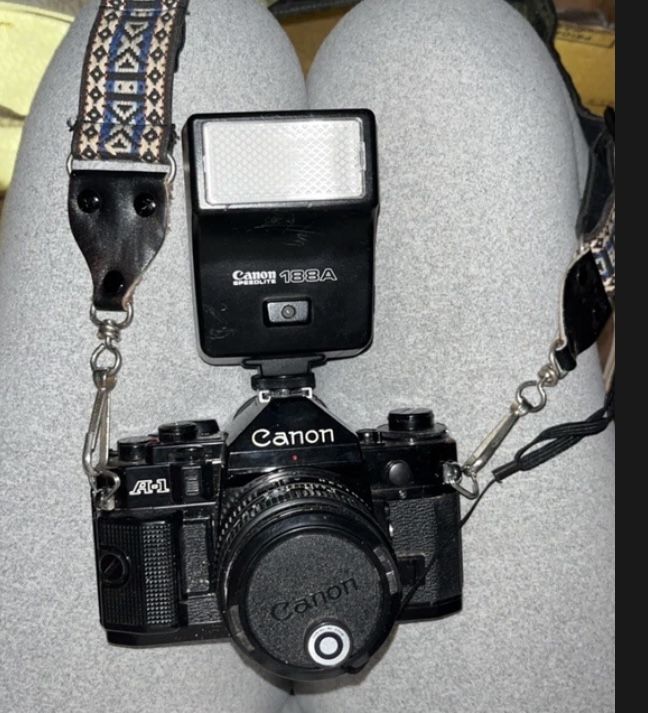Canon A-1 35mm SLR Film Camera