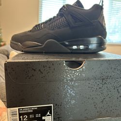 🔥🔥Jordan Four Black Cat🔥🔥