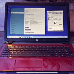 HP 15 Inch Laptop - AMD Quad-Core A6-5200, 2 GHz, Radeon HD 8400 GPU, 4 Gig Ram