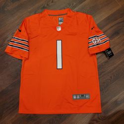 Fields Chicago Bears On Field NFL Jersey Medium 