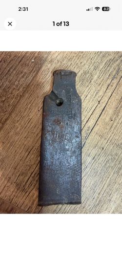 Vintage 1 lb. 6” S&N Style Tree Felling Bucking Logging Saw Wedge “Warrenteed”