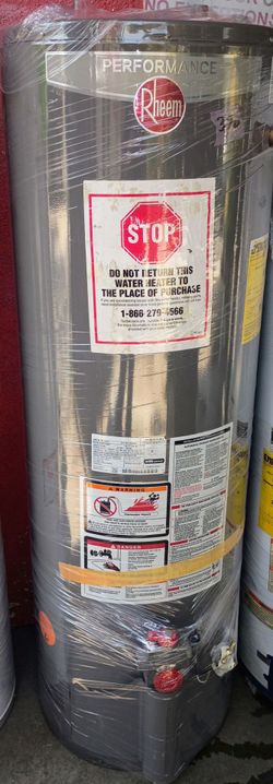 Rheem water heater 40gl