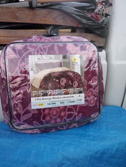 3 Pcs Borrego blanket