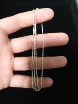 925 Sterling Silver Rope Chain