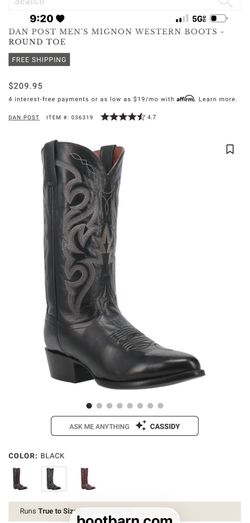 Mens Dan Post Boots