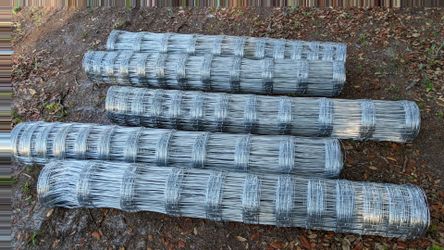 Livestock wire fence 6 ft tall by 50ft or 330 ft long farm field goat cow pig horse dog sheep fence fencing roll rolls property