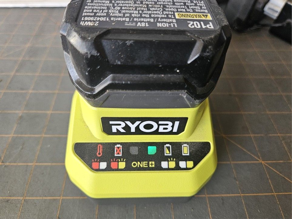 Ryobi Charger and a Battery