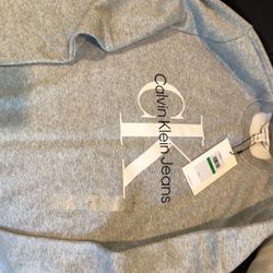 NEW Ck Calvin Klein Mens Sweater Hoodie Large