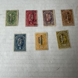 United States Stock Transfer Set 1-20 Dollar Stamps 
