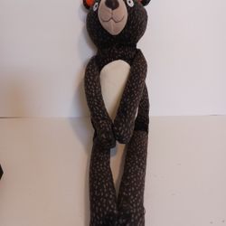 Pillowfort Gray Spotted Bear Long Legs Arms Orange Ears 2020 Soft Nursery Animal