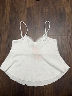 White Cute Top