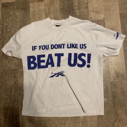 White And Blue Hellstar Shirt 