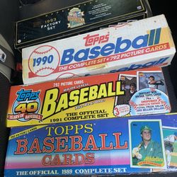 Complete Box Sets 89-91 Baseball