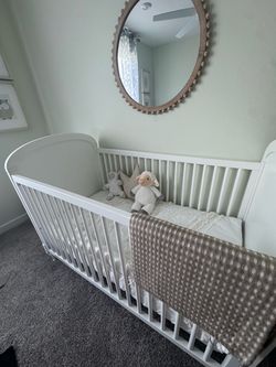 White Baby Crib