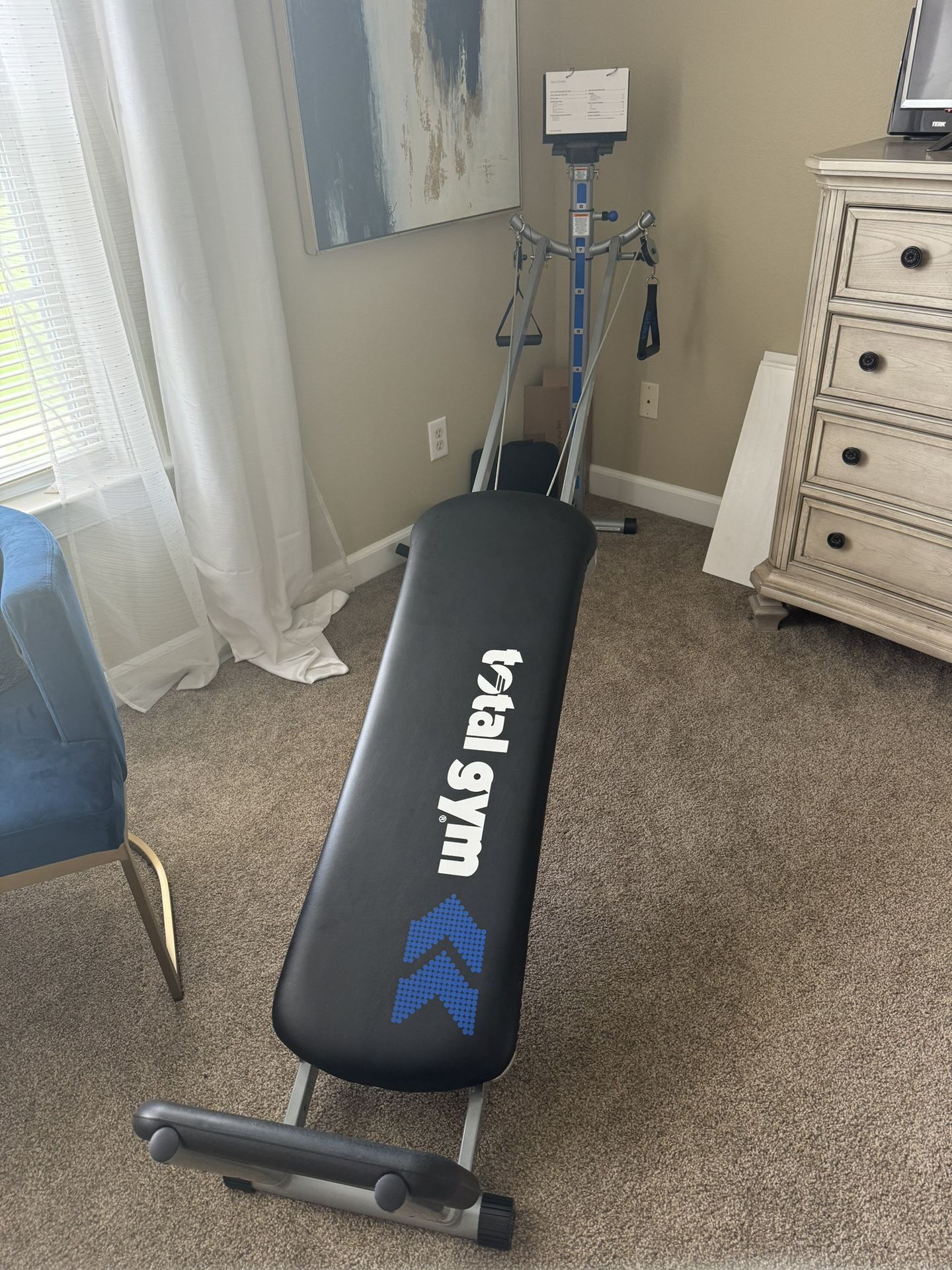 Barely Used Total gym Exercise Equipment Available Immediately 