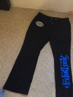 Von Dutch Black Flare Sweatpants